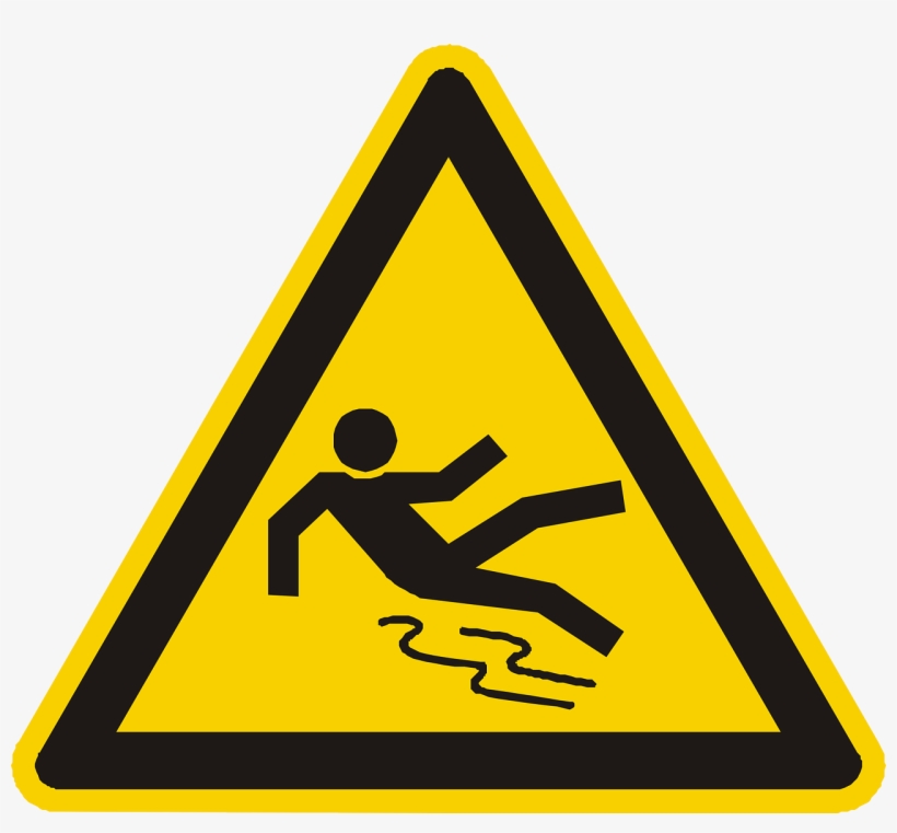 Warning Attention Exclamation Mark Yellow Sign - Beware Of Moving Vehicles Sign, transparent png #80352