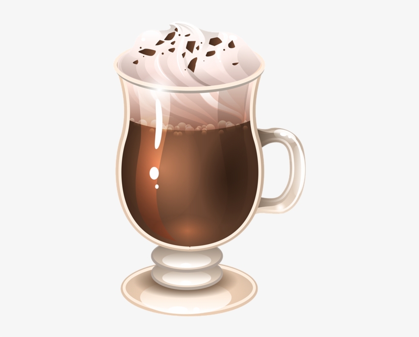 Glass Of Coffee Latte - 5'x7'area Rug, transparent png #80449