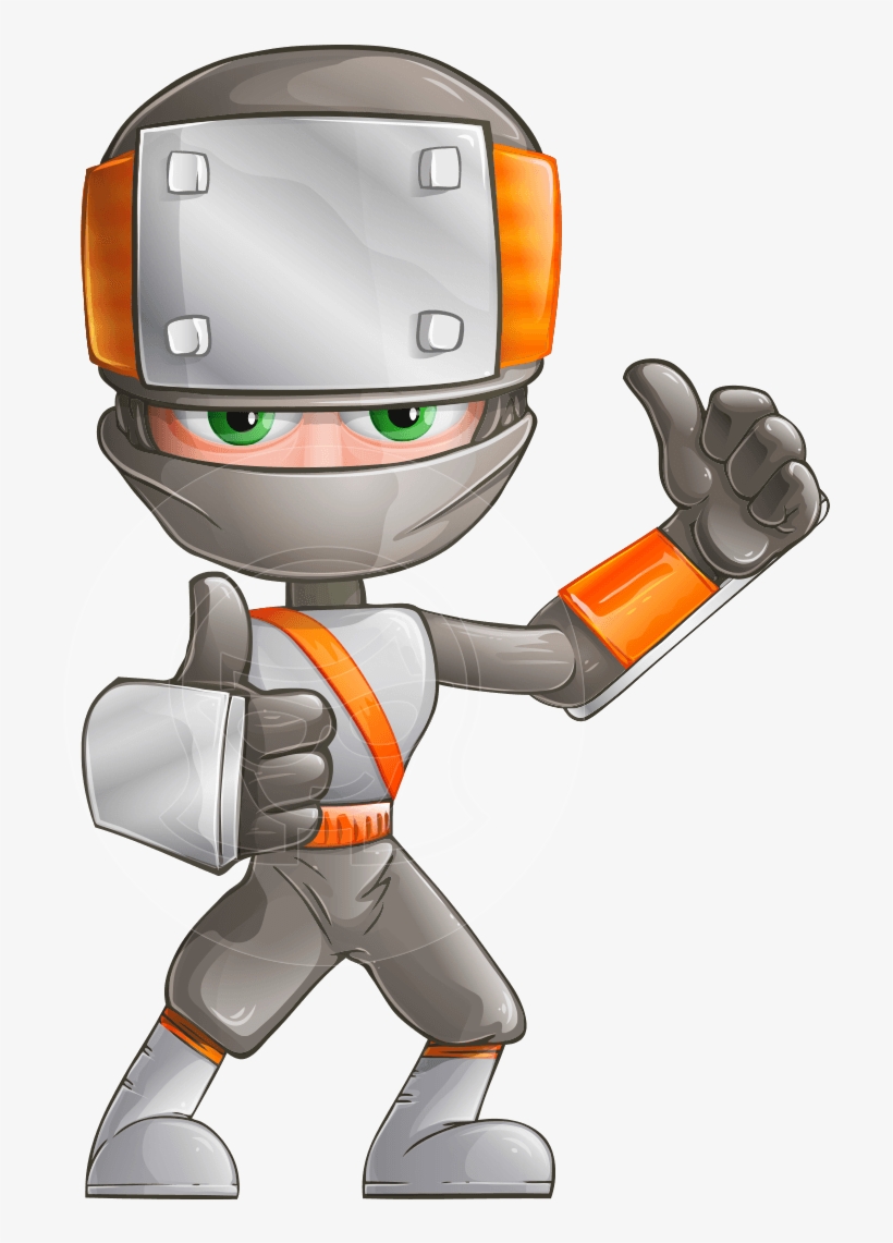 Takeshi The Ninja Warrior - Character Vector Warrior, transparent png #80507