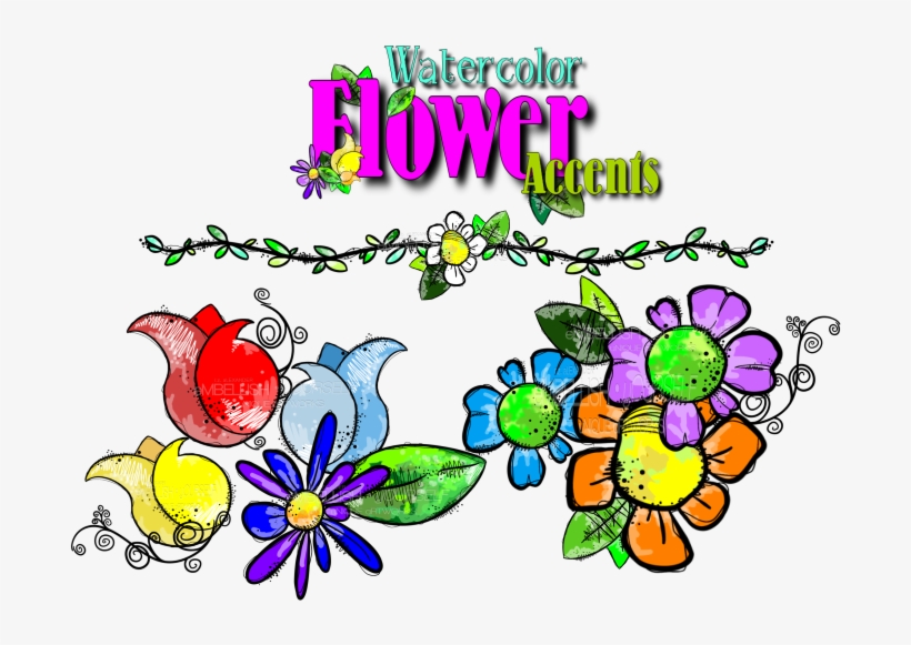 Jpg Free Library Watercolor Flower Created By Rz Alexander - Watercolor Painting, transparent png #80543