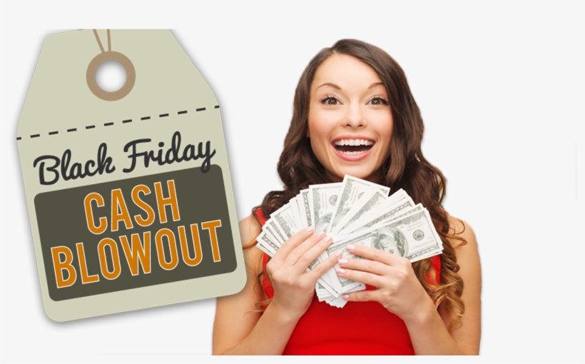 Share - Woman With Money Png, transparent png #80631