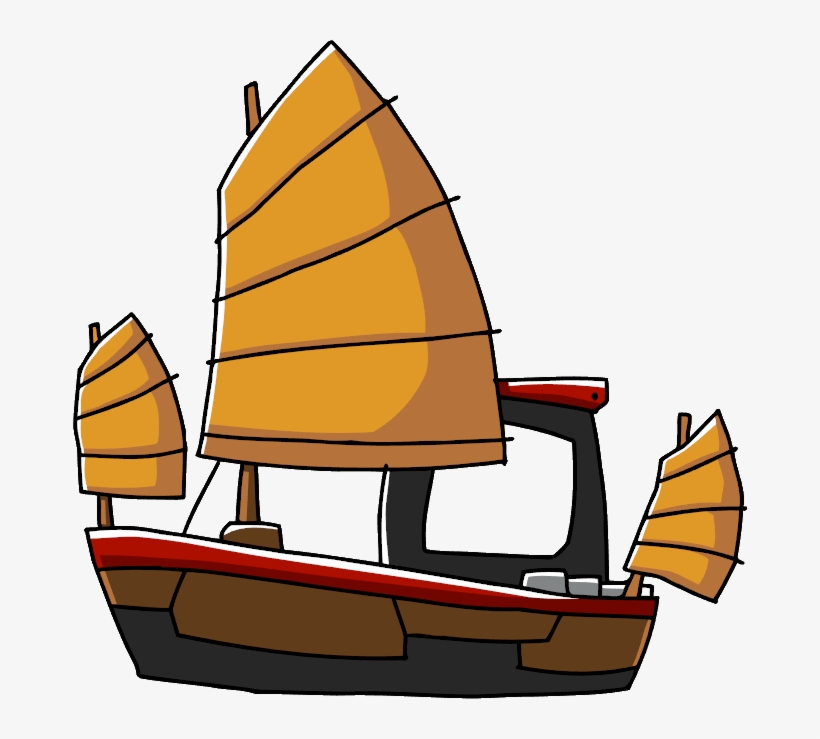 John Cena Clipart Boat - Chinese Junk Ship Png, transparent png #80881