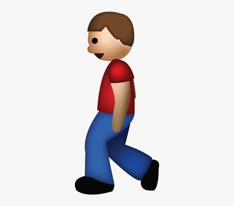 Download Ai File - Man Walking Emoji Png, transparent png #81066