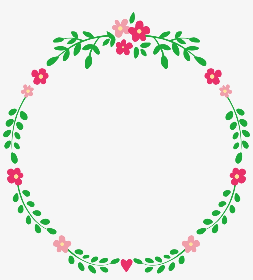 Texture, Printables, Frames, Ornaments, Backgrounds - Corona De Flores Animada Png, transparent png #81135