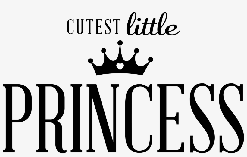 Cutest Little Princess Example Image - Cream Decorative Plaques By Willow + Blush By Vinyl, transparent png #81154