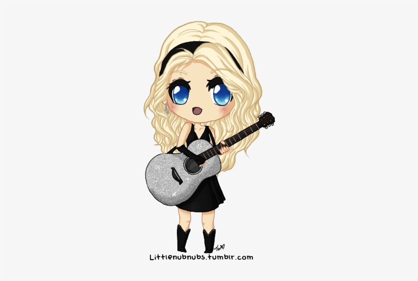 Taylor Swift - Taylor Swift Chibi, transparent png #81220