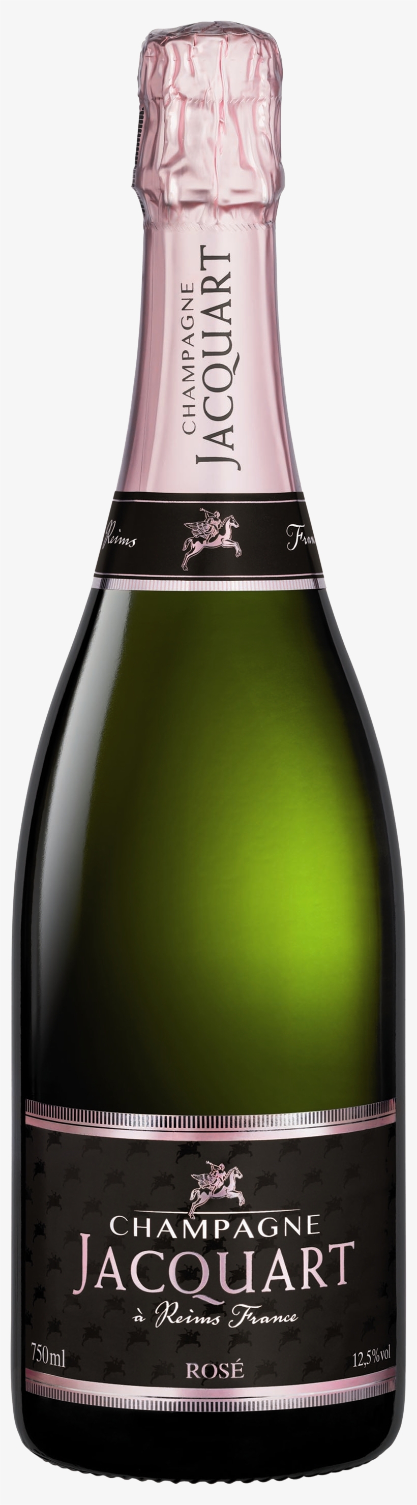 Champagne Bottle Png Image - Jacquart Champagne Rose Mosaique, transparent png #81320