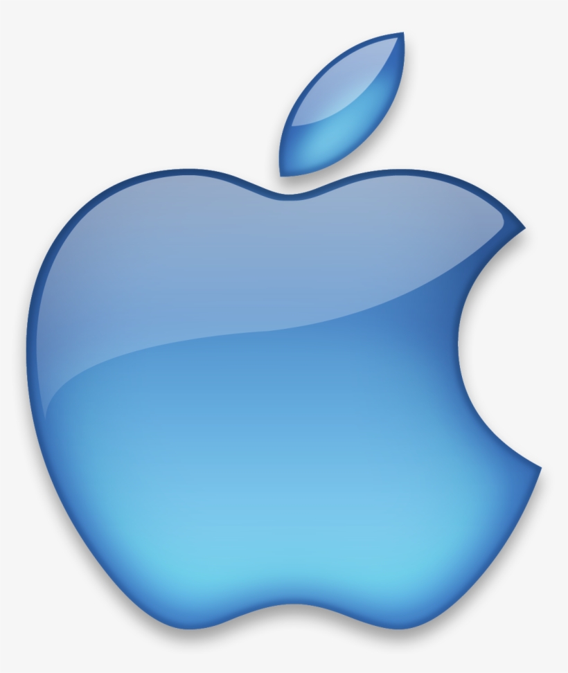 Blue Apple Logo Icon - Apple Png Transparent Logo, transparent png #81321