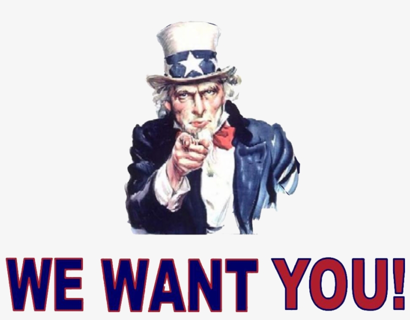 Uncle Sam I Want You Gif - Free Transparent PNG Download - PNGkey