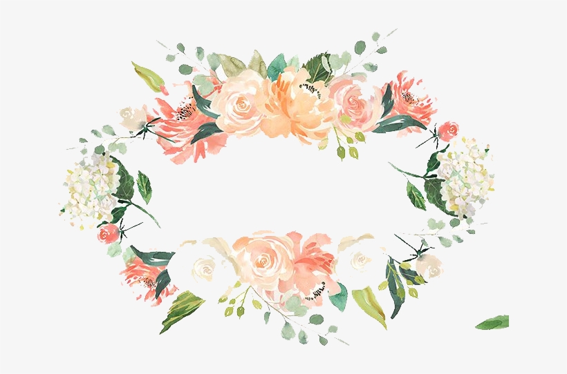 Watercolor Branch Png Jpg Free - Peaches And Cream Flower Graphic Set, transparent png #81679