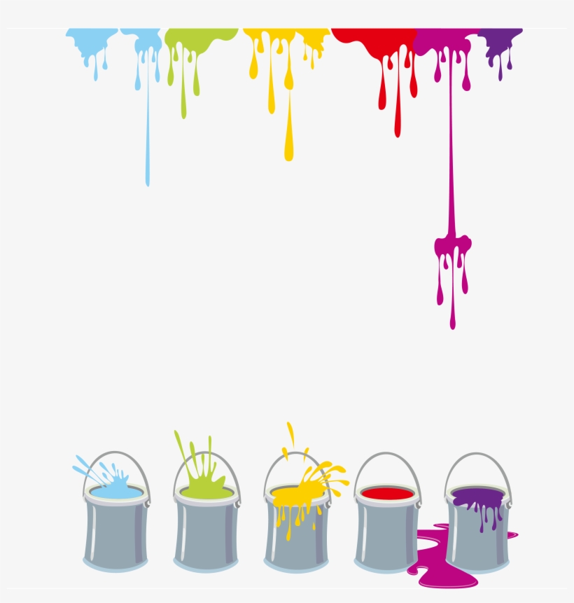 Painting Drawing - Color Bucket Png, transparent png #82073
