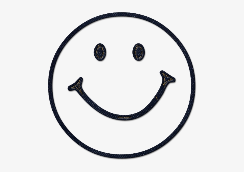 Free Icons Png - Smiling Emoji Black And White, transparent png #82079