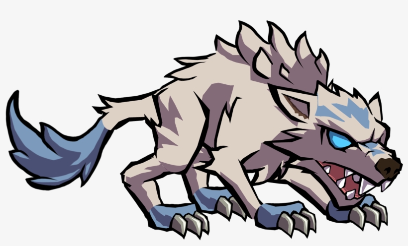 Winter Wolf - Cartoon Wolf Png, transparent png #82256