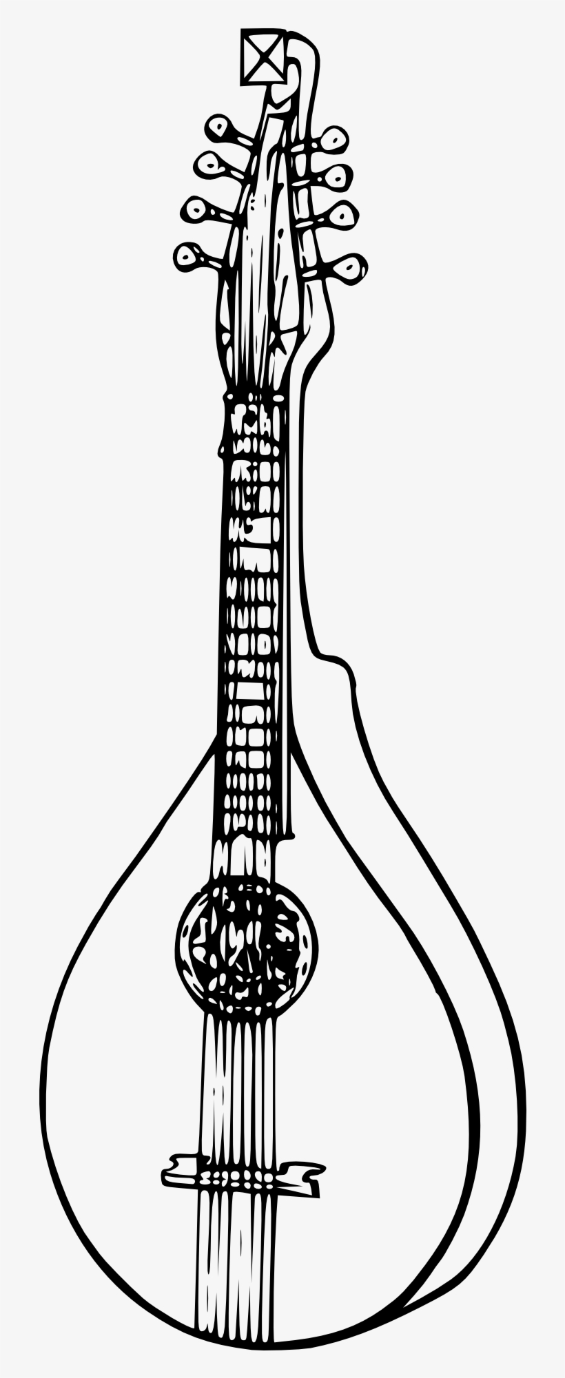 Guitar Art Png - Instrumentos De Cuerda Para Colorear, transparent png #82319