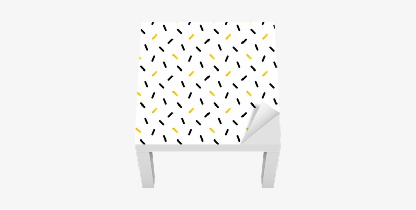 Cute Black And Gold Confetti, Geometric Seamless Pattern - Chair, transparent png #82345