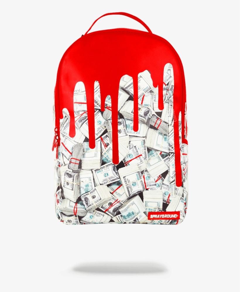 Sprayground Blood Money Drips Drip$ - Sprayground Money Drips Backpack, transparent png #82459