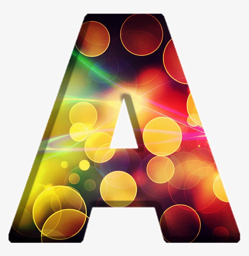 Alfabeto Decorativo Bokeh Png - Graphic Design, transparent png #82628
