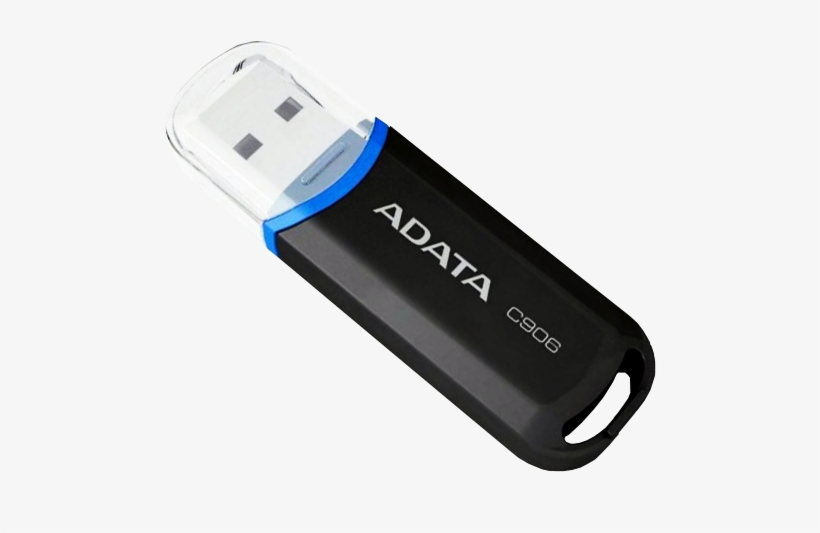 Usb Flash Drive Adata Png Image - Adata C906 32gb Black Usb Flash Drive, transparent png #82680