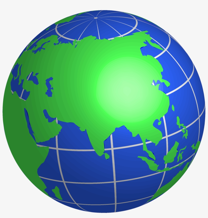 Globe Png Image - Earth Asia Png, transparent png #82681