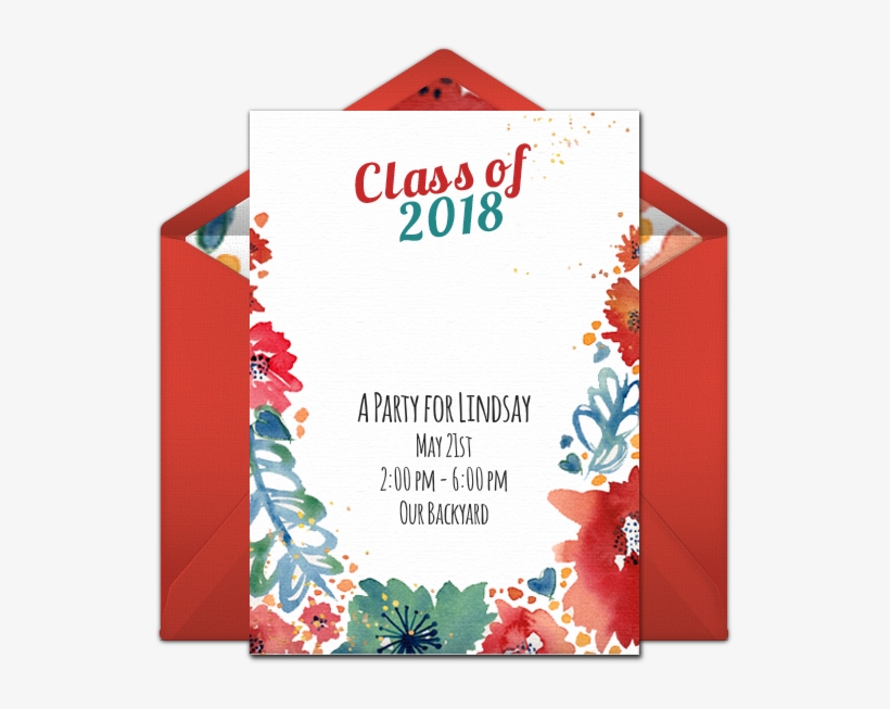 Hosting A Graduation Party Start With This Free Digital - Christmas Card, transparent png #82935