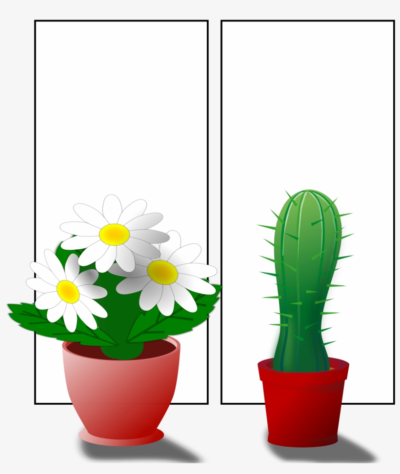 This Free Icons Png Design Of Window With Plants, transparent png #83162
