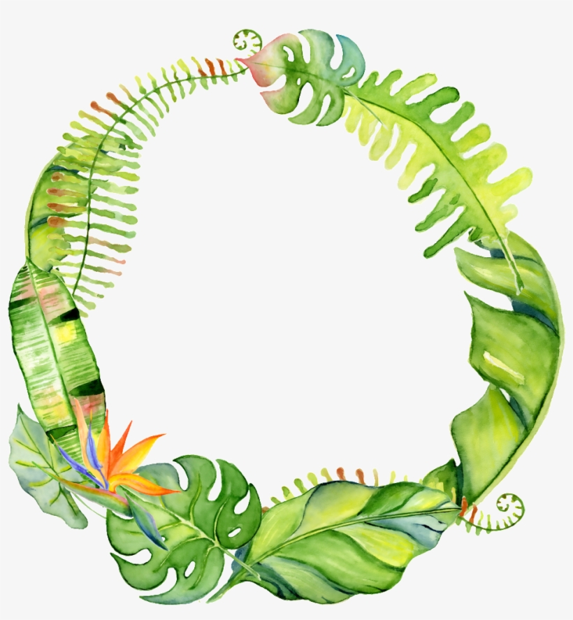 This Graphics Is Hand Drawn Circle Png Transparent - Leaves Circle Png, transparent png #83351