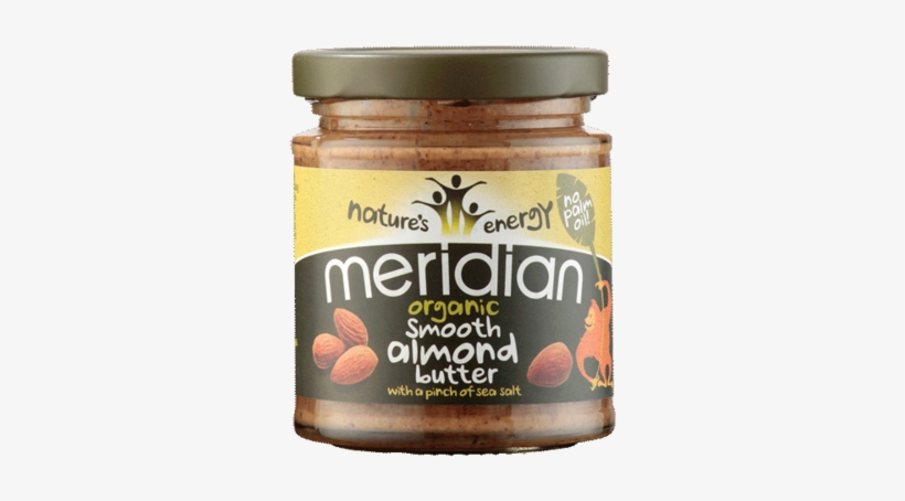 Organic Smooth Almond Butter With Salt - Meridian Smooth Almond Butter 170g, transparent png #83527