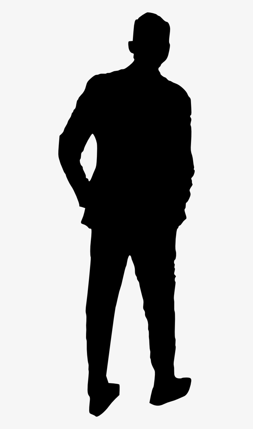 Free Download - Man Silhouette Transparent Background, transparent png #83684