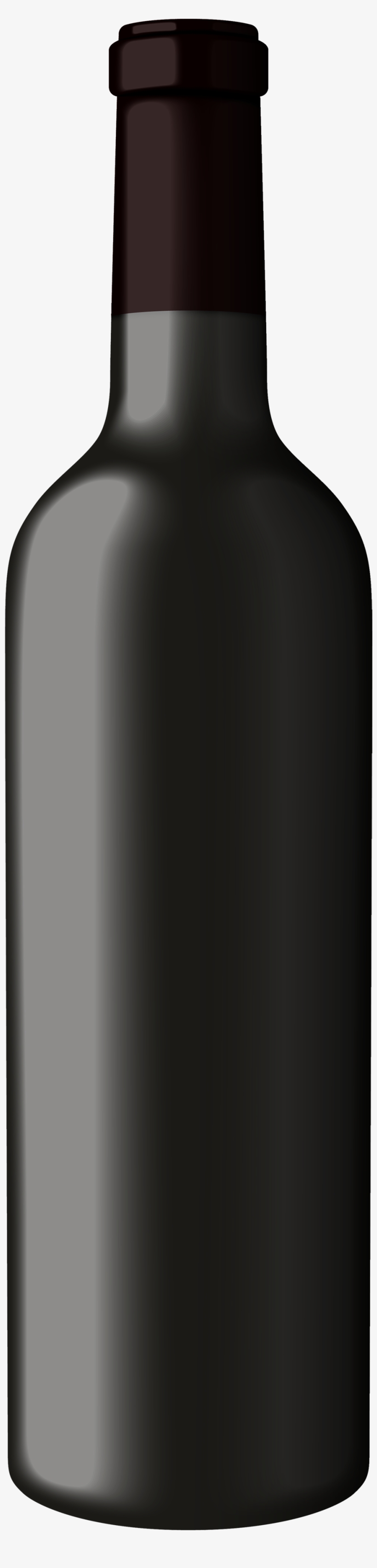 Red Wine Glass Png Clipart - Empty Wine Bottle Black, transparent png #83848