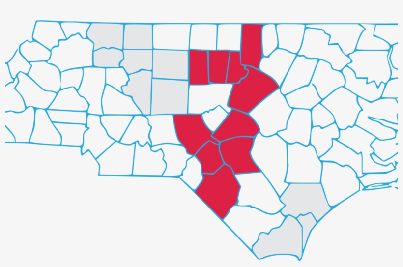 Map-02 - North Carolina, transparent png #84000