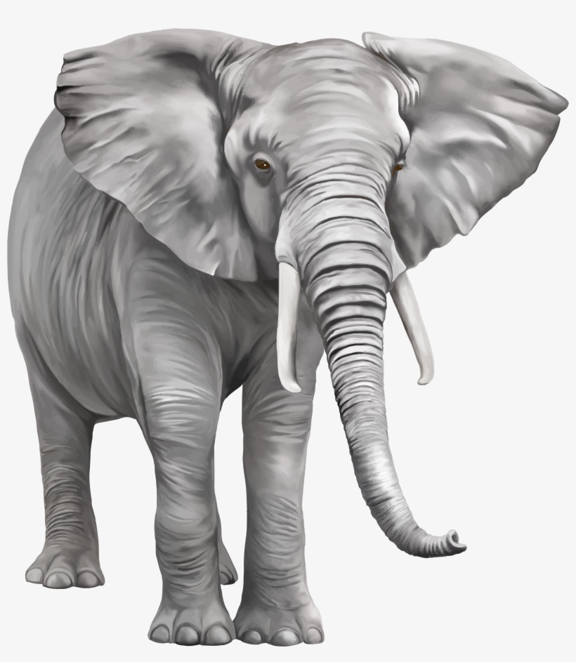 Free Printable Large Elephant Clipart