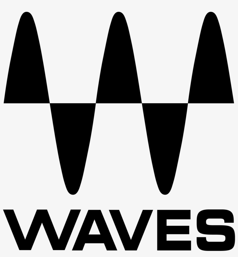 Download Waves Logo Black - Waves Audio Logo, transparent png #84411