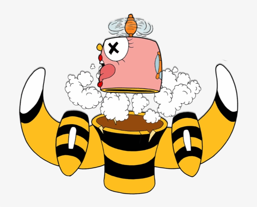 Dead Bee - Cartoon Dead Bee No Transparent, transparent png #84643