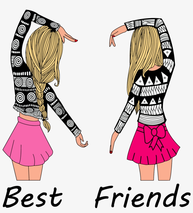 Best Friends Png - Best Friends Forever Png, transparent png #84876
