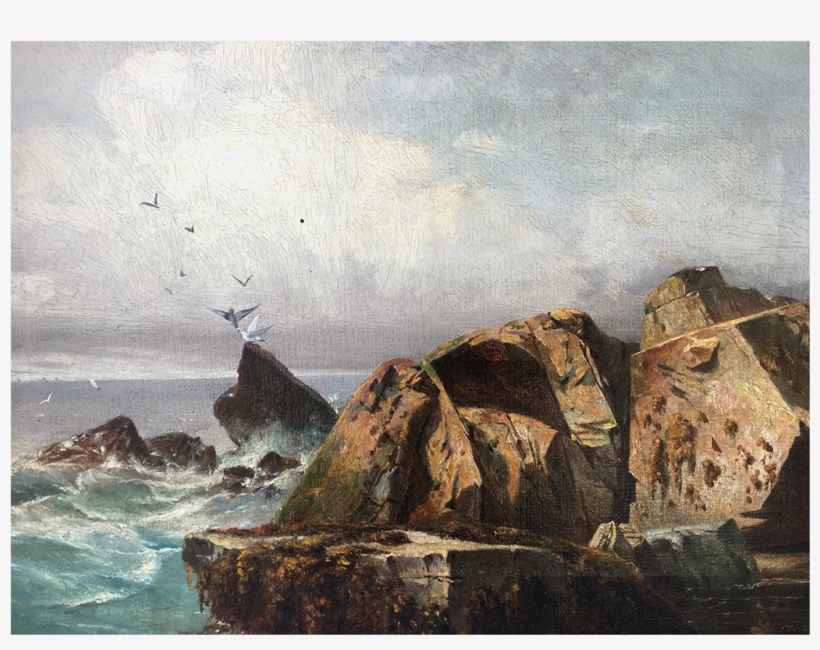 Andrew W Warren [1823/1834-1873] American Realist Painter - Mount Desert Island, transparent png #84901