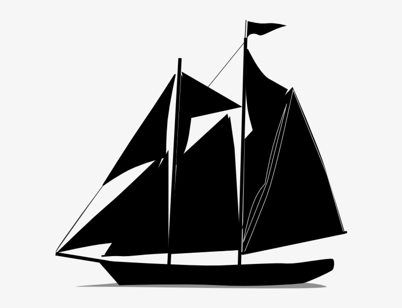 Black Sail Boat Svg Clip Arts 600 X 549 Px Free Transparent Png Download Pngkey