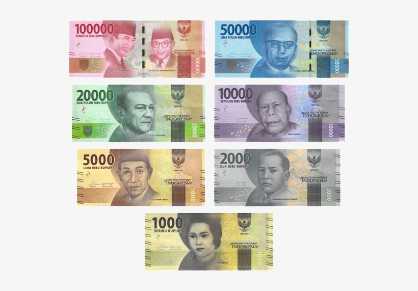 Billet Roupie Indonésienne, transparent png #84924