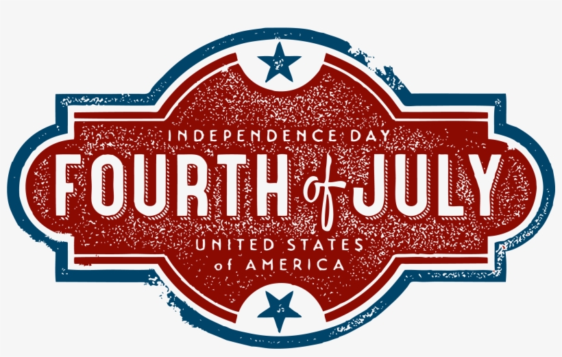 Fourth Of July Logo » Fourth Of July Logo - Vintage Fourth Of July Signs, transparent png #85056