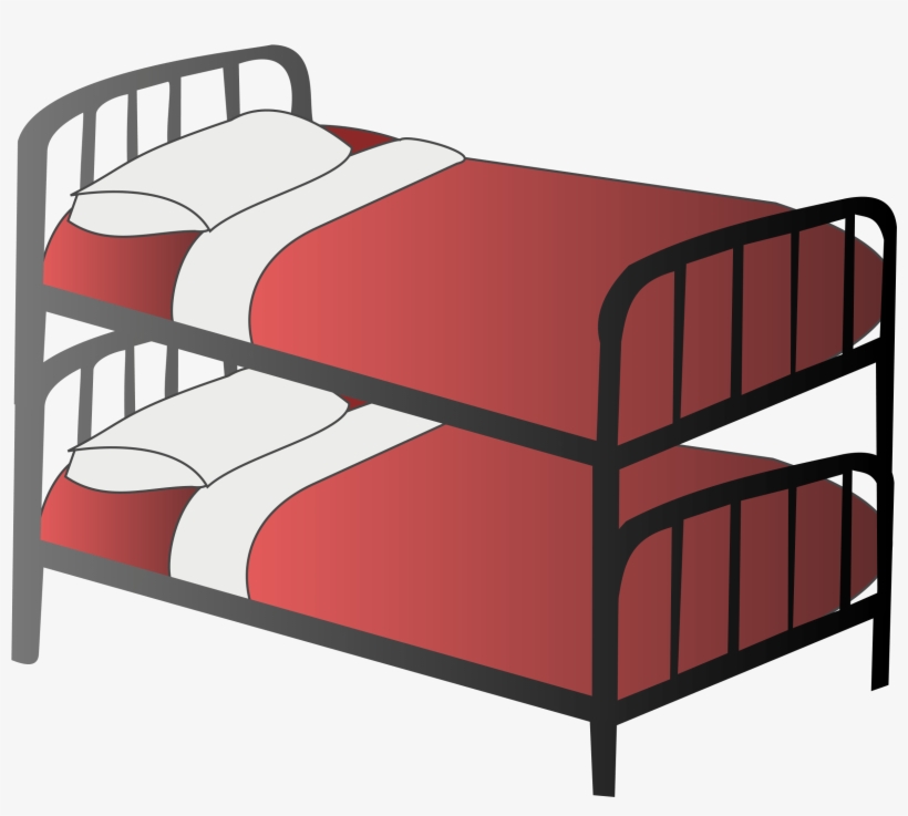 Bunk Bed - Clipart Bunk Bed, transparent png #85303
