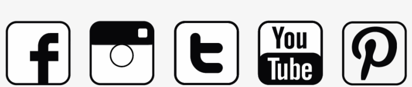 Social Media Icon Png Download - Social Media Logo Strip, transparent png #85648