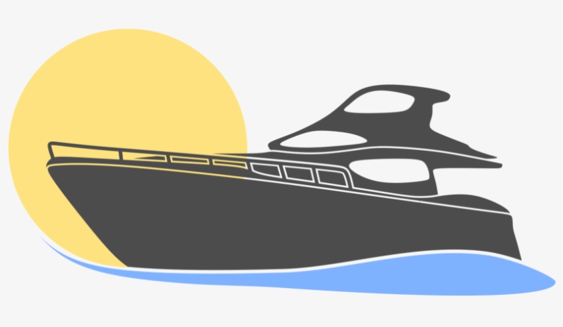 Yacht Motorboat Logo Vector Png - Portable Network Graphics, transparent png #85794