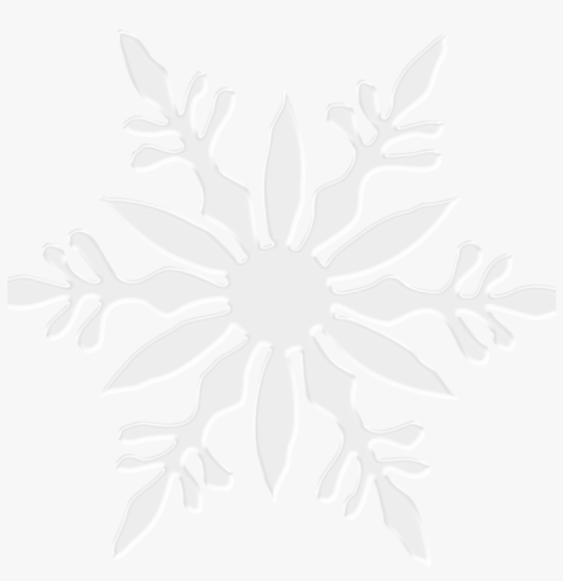 Snowflake Png Elephant Clipart Hatenylo - White Snowflake Clipart Transparent Background, transparent png #85869