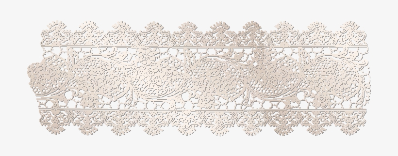 Vintage Lace Border Png - Clip Art, transparent png #85873