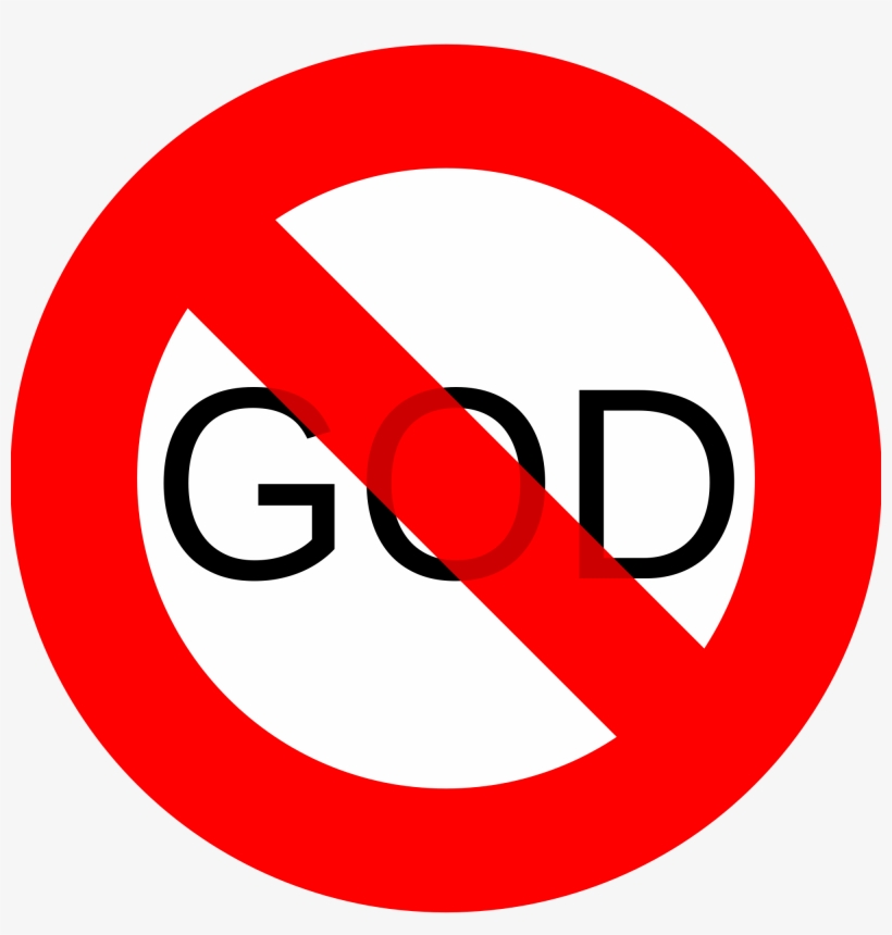 New Svg Image - No God, transparent png #85957
