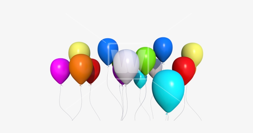 Png Colorful Balloons - Videoblocks, transparent png #86390