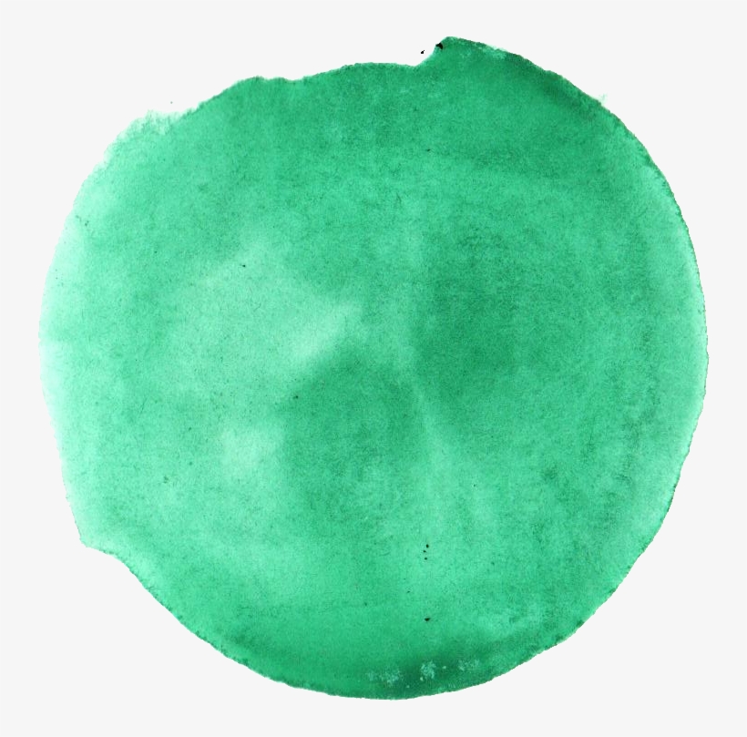 Free Download - Green Watercolor Circle Png, transparent png #86617