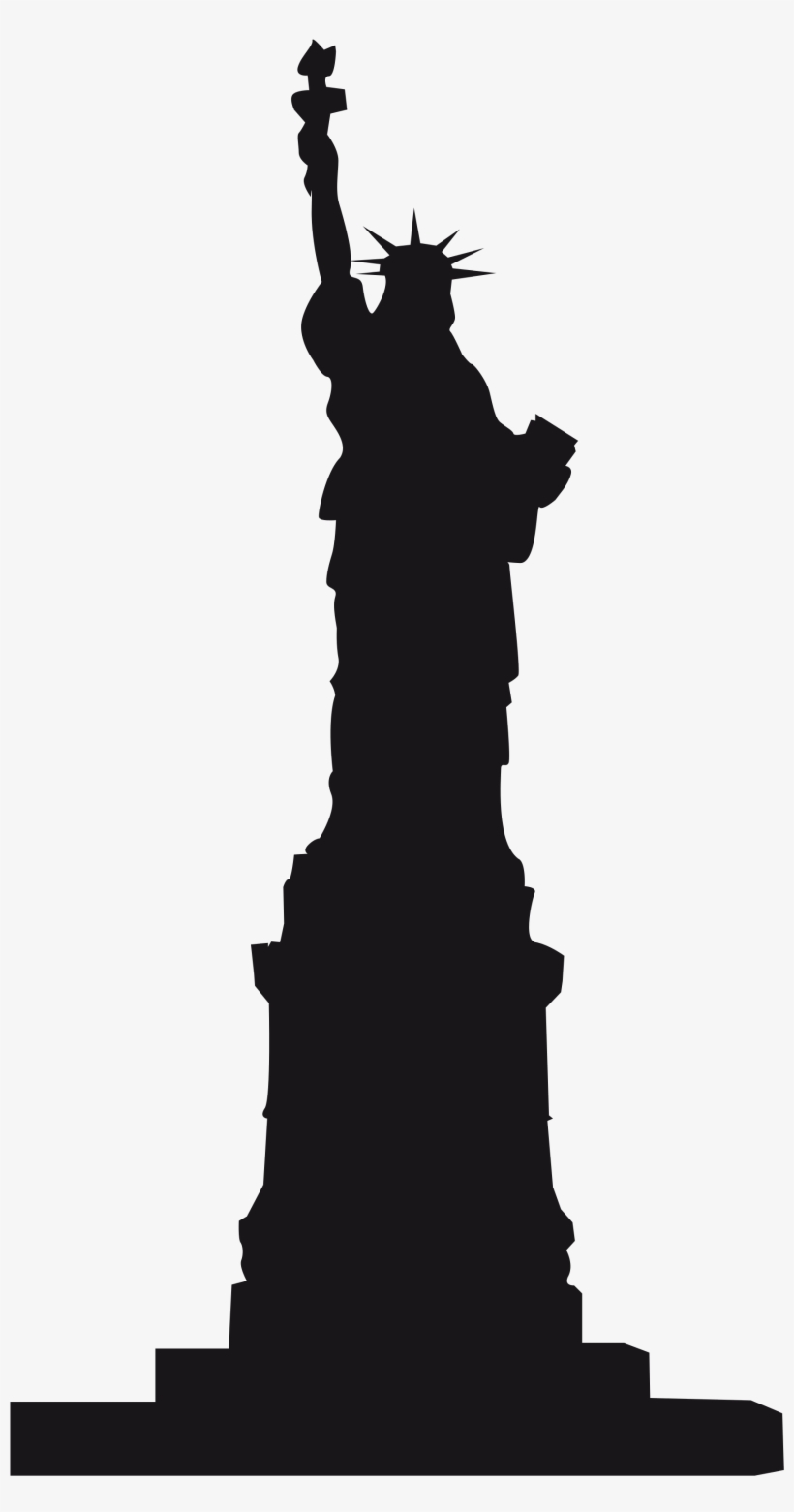 Statue Of Liberty Silhouette - Statue Of Liberty, transparent png #86712