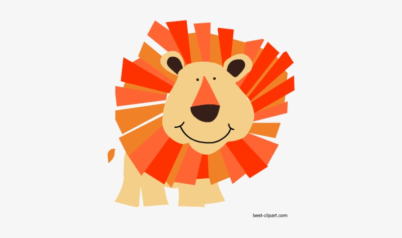 This Is A Really Cute Smiling Lion Clip Art Image That - Baby Shower, transparent png #86862
