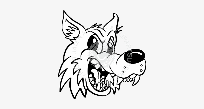 Wolf Head Drawing At Getdrawings - Cartoon Wolf Head Drawing, transparent png #86929