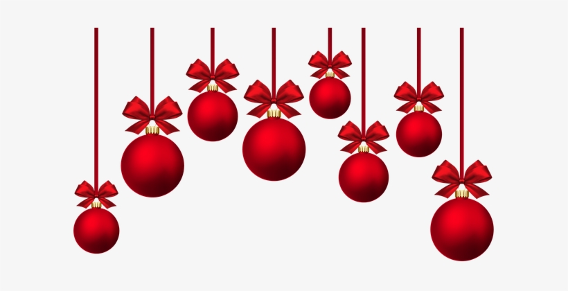Christmas Baubles Bows Holidays The Backgr - Immagini Palle Di Natale, transparent png #86970